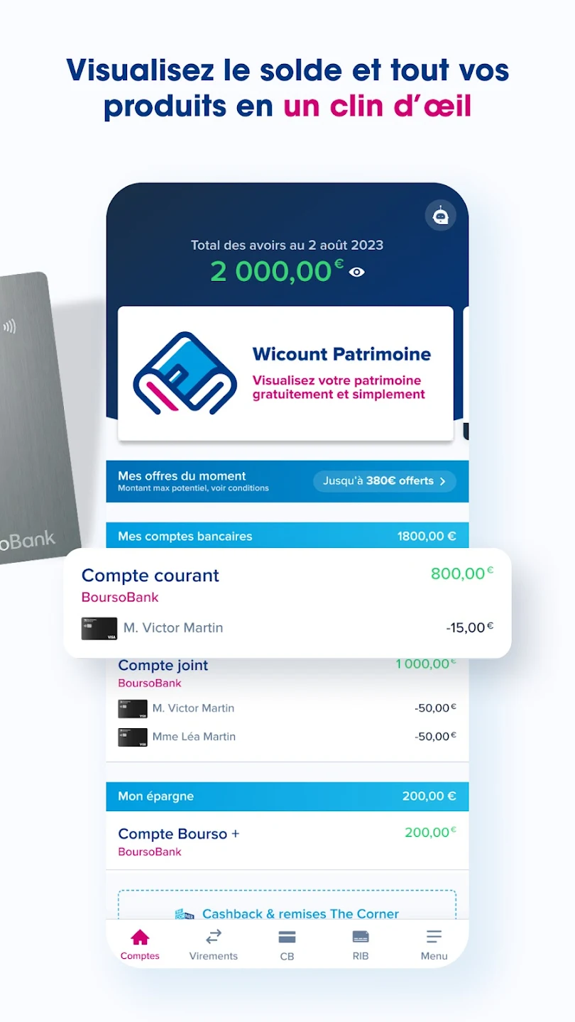 Application BoursoBank